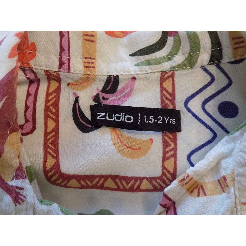 Zudio button front shirt boys size 1.5-2 years - Picture 3 of 4